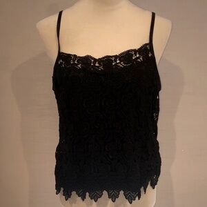 Fanny Elegant Black Lace Women’s Top